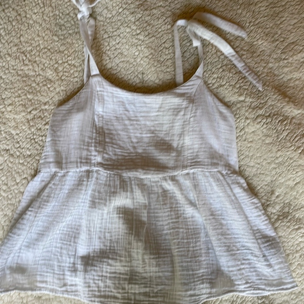 White Sleeveless Women's Top